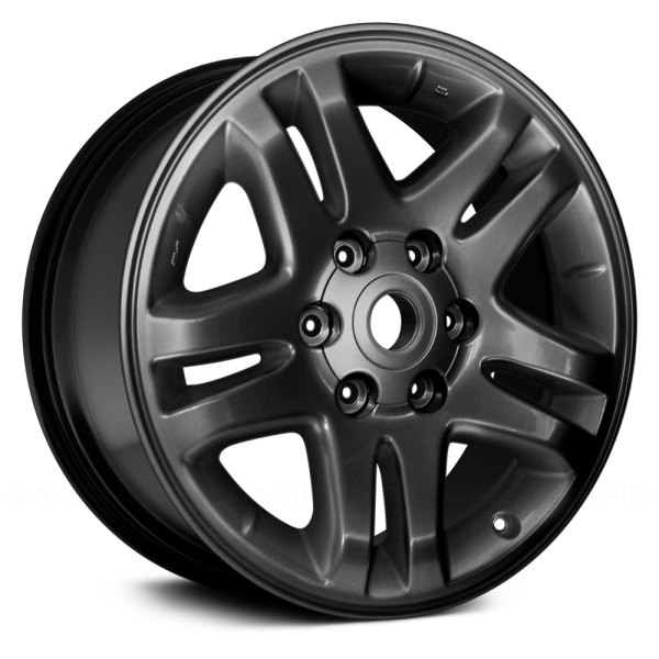 Replace® - 17 x 7.5 Double 5-Spoke Gloss Black Alloy Factory Wheel (Remanufactured)