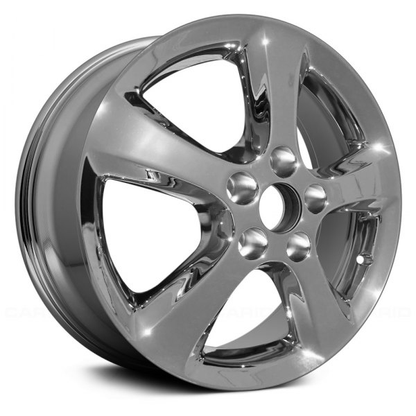 Replace® - 17 x 7 5-Spoke Chrome Alloy Factory Wheel (Remanufactured)