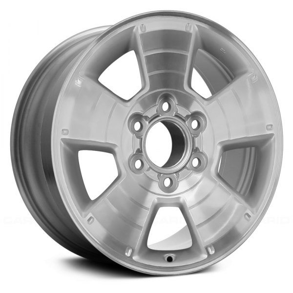 Replace® - 17 x 7.5 5-Spoke Machined with Silver Vents Alloy Factory Wheel (Factory Take Off)