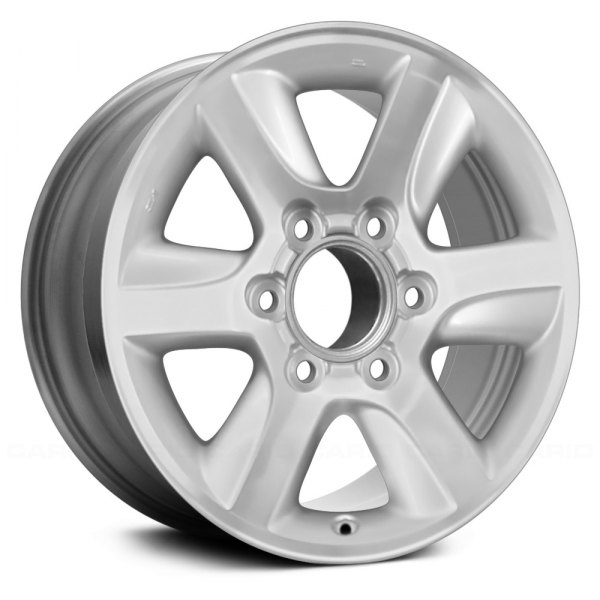 Replace® - 16 x 7 6 Turbine-Spoke Machined with Silver Vents Alloy Factory Wheel (Remanufactured)