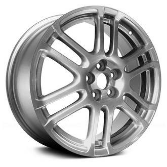 Replace® - 6 V-Spoke Medium Hyper Silver 17x7 Alloy Factory Wheel - Remanufactured