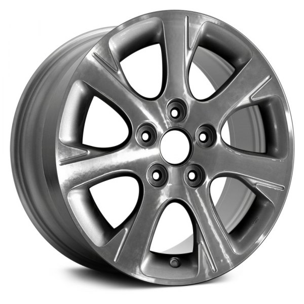 Replace® - 16 x 6.5 7 I-Spoke Machined and Silver Alloy Factory Wheel (Factory Take Off)