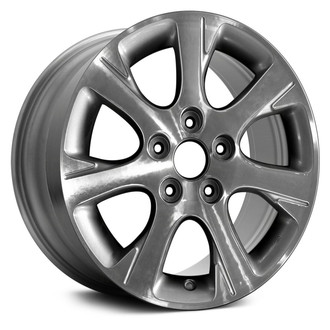 Replace® - 7 I-Spoke Machined and Silver 16x6.5 Alloy Factory Wheel - Remanufactured