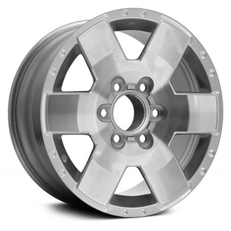 Replace® - 6 I-Spoke Machined with Silver Vents 17x7.5 Alloy Factory Wheel - Remanufactured