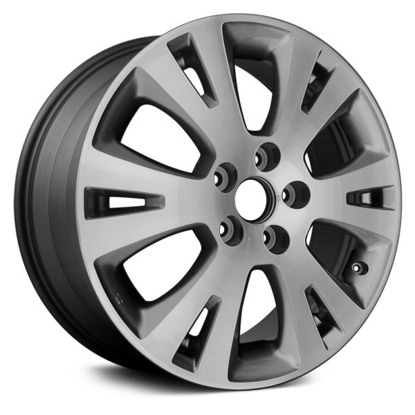 Replace® - 17 x 7 6 V-Spoke Charcoal Gray Alloy Factory Wheel (Remanufactured)