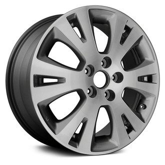 Replace® - 6 V-Spoke Charcoal Gray 17x7 Alloy Factory Wheel - Remanufactured