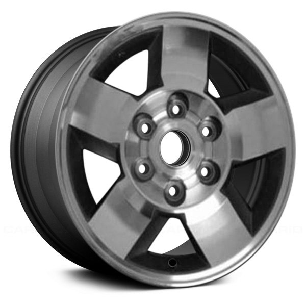 Replace® - 16 x 7 5-Spoke Machined and Charcoal Alloy Factory Wheel (Remanufactured)