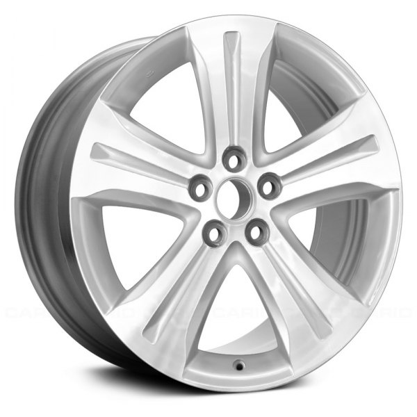 Replace® - 19 x 7.5 5-Spoke Bright Sparkle Silver Alloy Factory Wheel (Remanufactured)