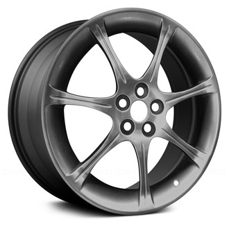 Replace® - 7 I-Spoke Charcoal Gray without Lip 18x7 Alloy Factory Wheel - Remanufactured