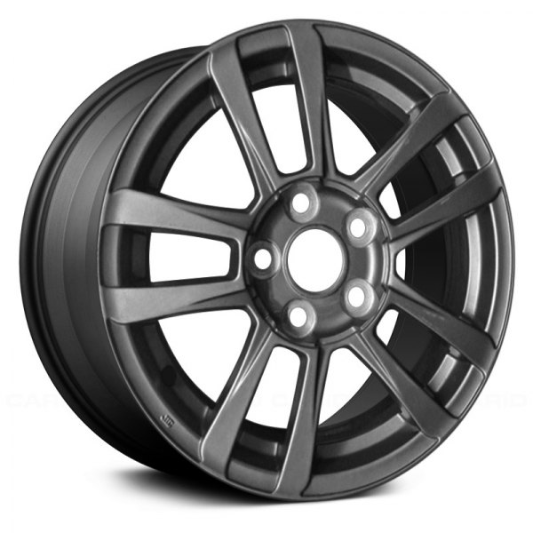 Replace® - 16 x 6.5 Double 5-Spoke Charcoal Gray Alloy Factory Wheel (Remanufactured)