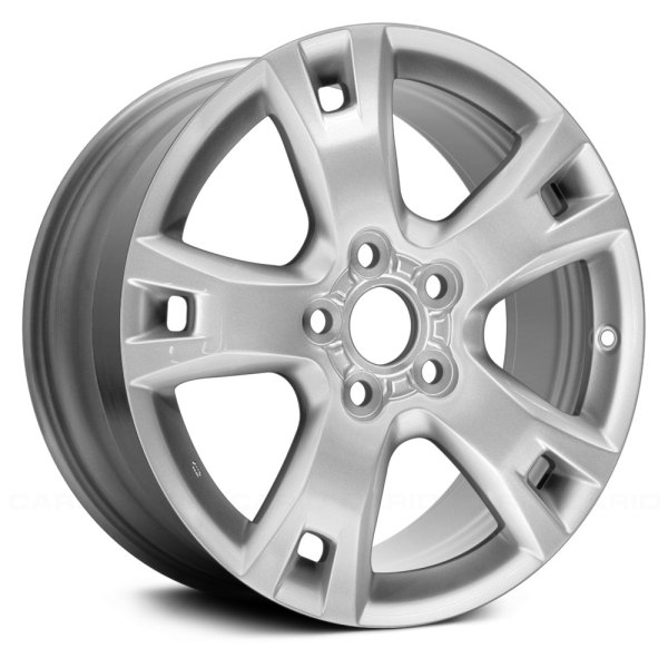 Replace® - 17 x 7 Double 5-Spoke Silver Alloy Factory Wheel (Remanufactured)