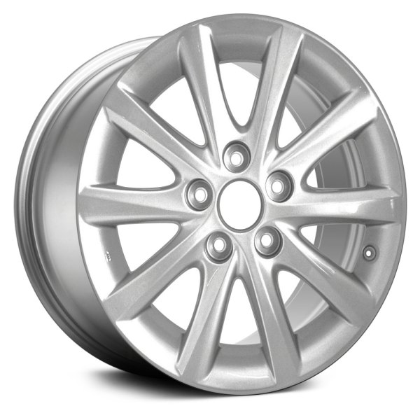 Replace® - 16 x 6.5 10 I-Spoke Hyper Silver Alloy Factory Wheel (Remanufactured)