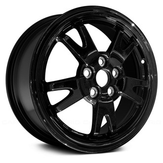Replace® - Double 5-Spoke Black 15x6 Alloy Factory Wheel - Remanufactured