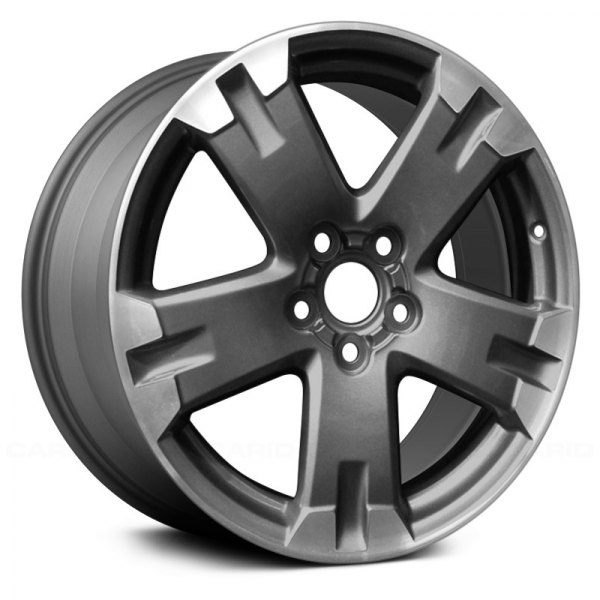Replace® - 18 x 7.5 5-Spoke Machined and Medium Charcoal Met Alloy Factory Wheel (Factory Take Off)