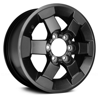 Replace® - 6 I-Spoke Black 16x7.5 Alloy Factory Wheel - Remanufactured