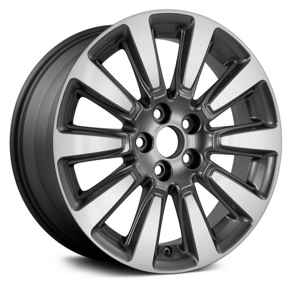 Replace® - 18 x 7 10 I-Spoke Machined with Dark Charcoal Metallic Accents Alloy Factory Wheel (Remanufactured)