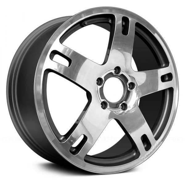 Replace® - 22 x 9 5-Spoke Bright Sparkle Silver Alloy Factory Wheel (Remanufactured)