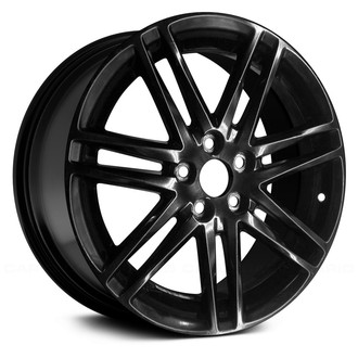 Replace® - 7 Double I-Spoke Black 18x7.5 Alloy Factory Wheel - Remanufactured