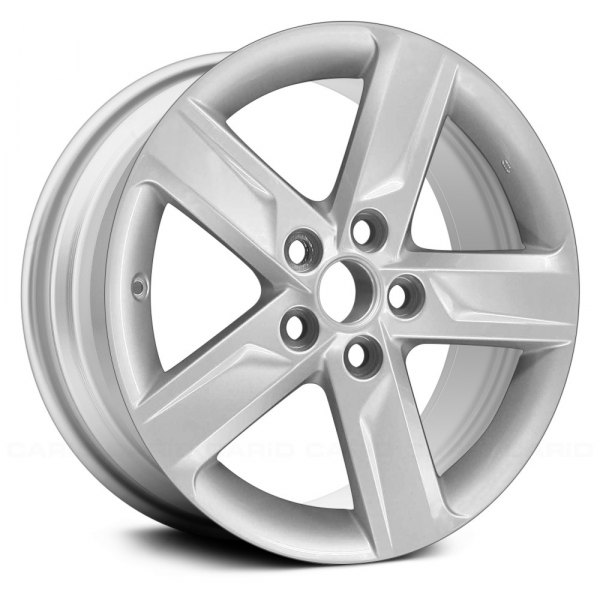 Replace® - 17 x 7 5-Spoke Silver Full Face Alloy Factory Wheel (Remanufactured)