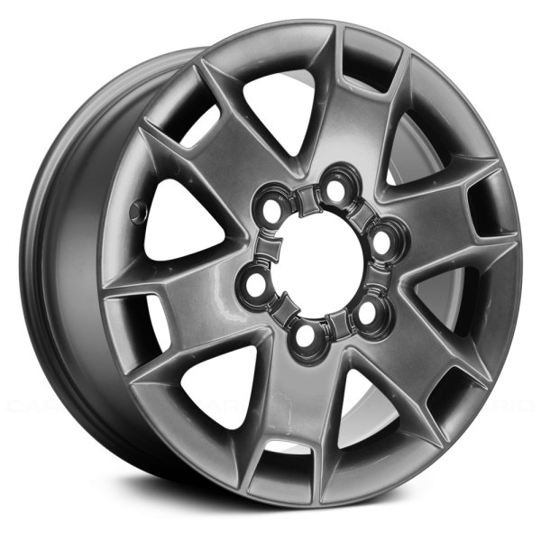 Replace® - 16 x 7 6 Double I-Spoke Dark Smoked Hyper Silver Alloy Factory Wheel (Remanufactured)