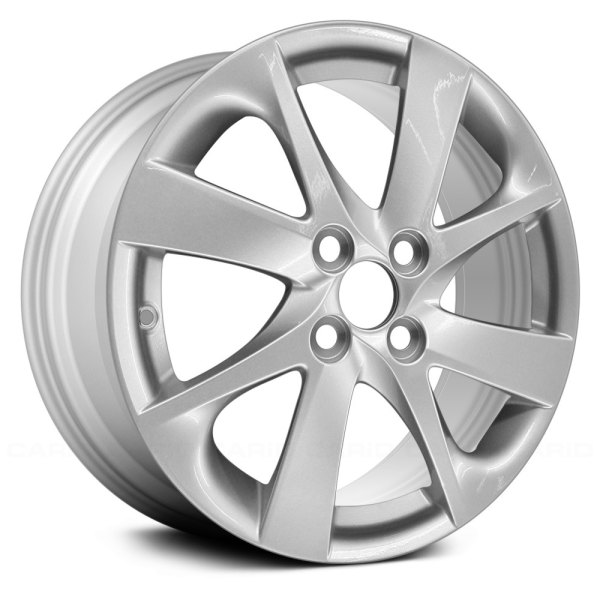 Replace® - 16 x 6 8 Spiral-Spoke Silver Alloy Factory Wheel (Remanufactured)