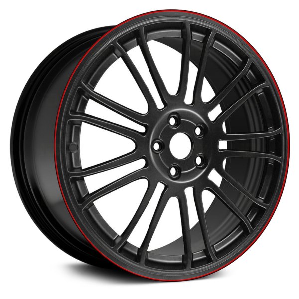 Replace® - 18 x 7.5 9 Double-Spoke Black Alloy Factory Wheel (Remanufactured)
