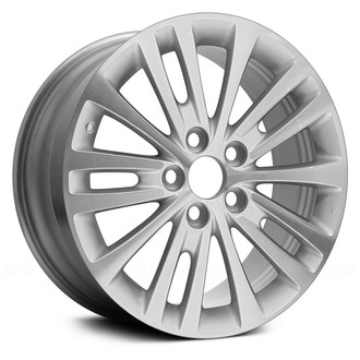 Replace® - 5 Alternating-Spoke Machined and Bright Sparkle Silvr 17x7 Alloy Factory Wheel - Remanufactured