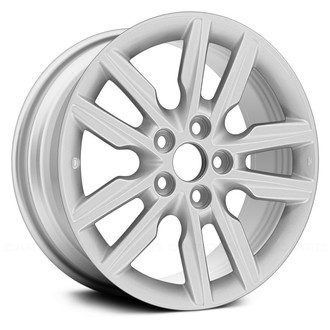 Replace® - Double 5-Spoke Bright Silver 17x8 Alloy Factory Wheel - Remanufactured