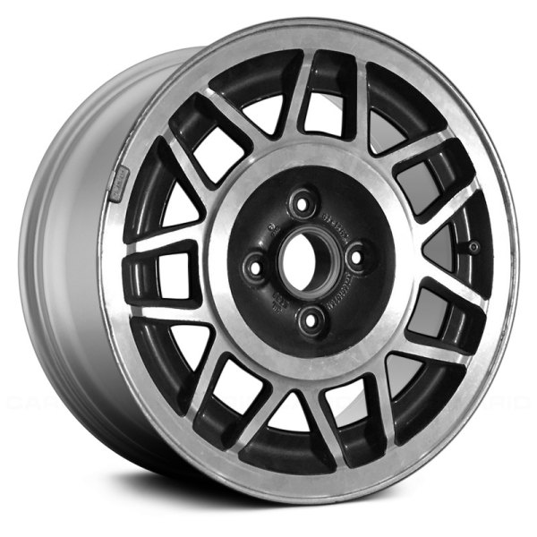 Replace® - 14 x 6 7 V-Spoke Black Alloy Factory Wheel (Remanufactured)