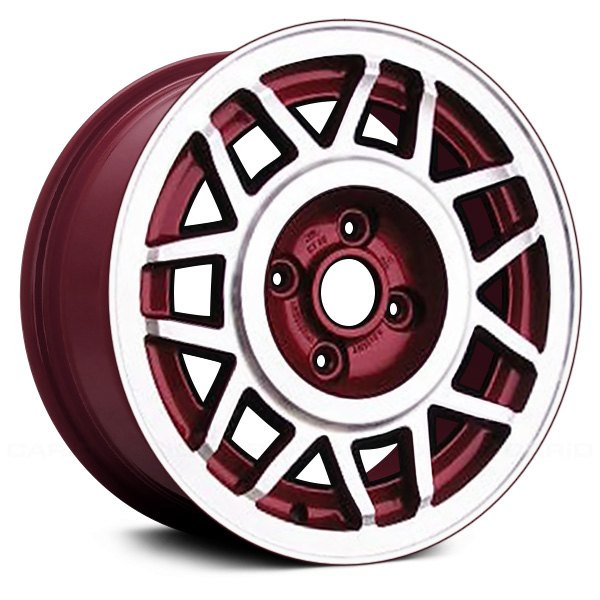 Replace® - 14 x 6 7 V-Spoke Red Alloy Factory Wheel (Remanufactured)