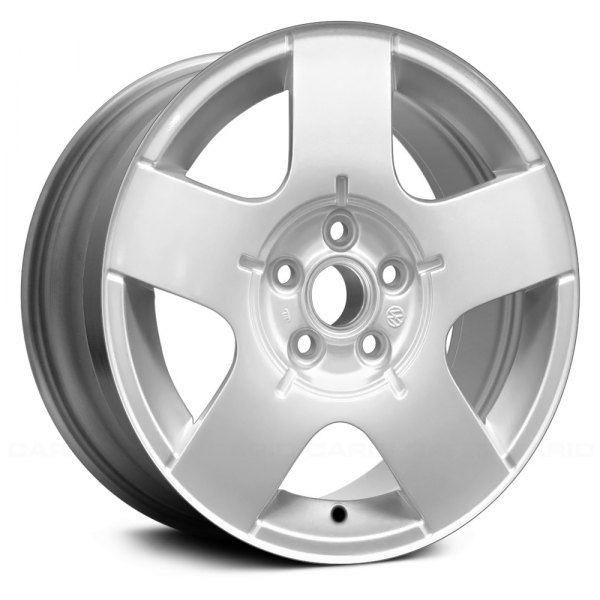 Replace® - 15 x 6 5-Spoke Bright Sparkle Silver Alloy Factory Wheel (Remanufactured)
