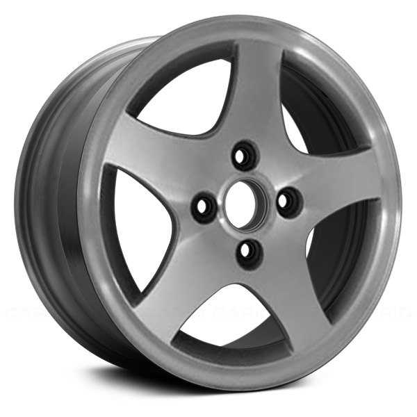 Replace® - 14 x 6 5-Spoke Machined and Silver Alloy Factory Wheel (Remanufactured)