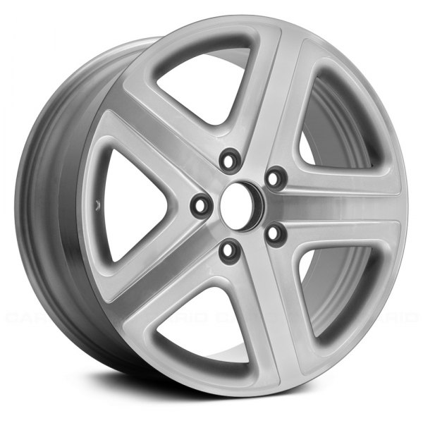 Replace® - 19 x 9 5-Spoke Machined Spoke with Silver Vent Alloy Factory Wheel (Remanufactured)