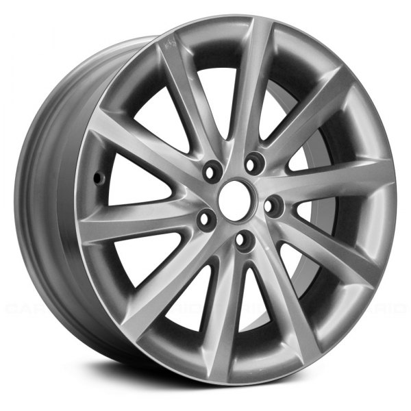 Replace® - 18 x 8 10-Spoke Machined and Silver Alloy Factory Wheel (Remanufactured)