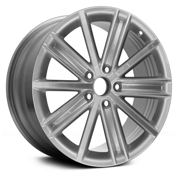Replace® - 18 x 7 10 Alternating-Spoke Machined with Bright Silvr Alloy Factory Wheel (Remanufactured)