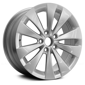Replace® - 5 V-Spoke Silver 17x8 Alloy Factory Wheel - Remanufactured