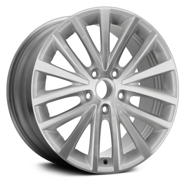 Replace® - 17 x 7 5 W-Spoke Silver with Machined Face Alloy Factory Wheel (Replica)