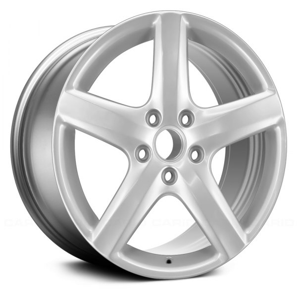 Replace® - 17 x 7 5-Spoke Hyper Silver Alloy Factory Wheel (Remanufactured)