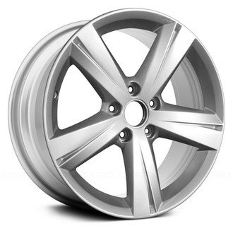 Replace® - 5 Turbine-Spoke Silver Metallic 17x7 Alloy Factory Wheel - Remanufactured