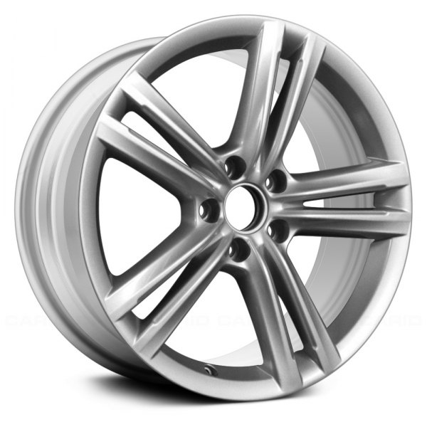 Replace® - 18 x 8 Double 5-Spoke Sparkle Silver Alloy Factory Wheel (Remanufactured)