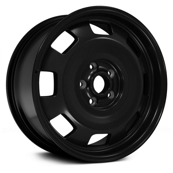 Replace® - 17 x 7 8-Slot Black Alloy Factory Wheel (Remanufactured)