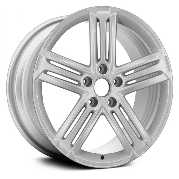 Replace® - 18 x 7.5 Triple 5-Spoke Bright Hyper Silver Alloy Factory Wheel (Remanufactured)