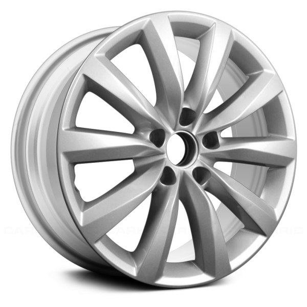 Replace® - 17 x 7 5 V-Spoke Silver Metallic Alloy Factory Wheel (Remanufactured)
