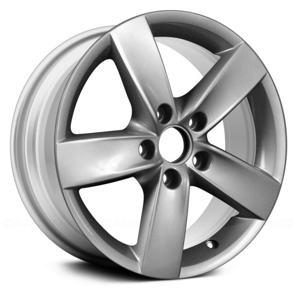 Replace® - 16 x 6.5 5-Spoke Silver Metallic Alloy Factory Wheel (Remanufactured)