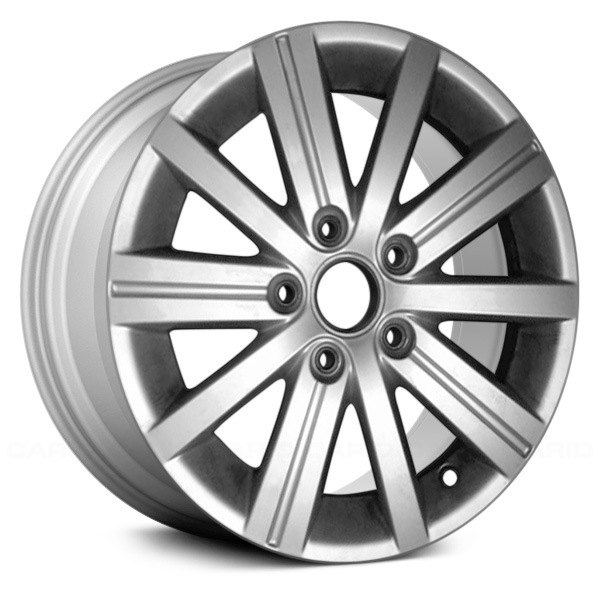 Replace® - 15 x 6.5 10 I-Spoke Bright Silver Metallic Alloy Factory Wheel (Remanufactured)