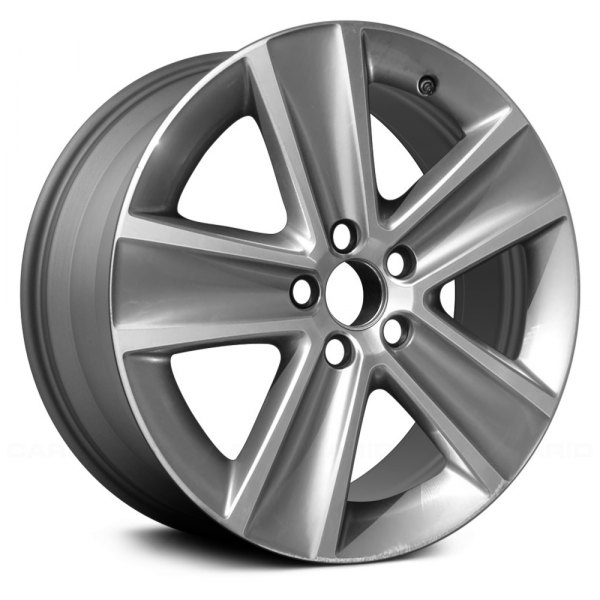 Replace® - 18 x 8 5-Spoke Machined and Gray Metallic Alloy Factory Wheel (Remanufactured)