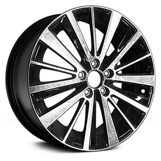 Replace® - 5 W-Spoke Machined and Black 18x7.5 Alloy Factory Wheel - Remanufactured
