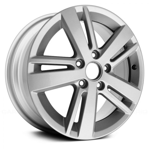 Replace® - 16 x 6.5 Double 5-Spoke Silver Metallic Alloy Factory Wheel (Remanufactured)