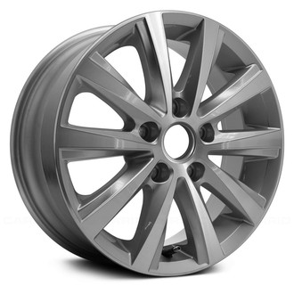 Replace® - 10 I-Spoke Machined and Silver 15x6 Alloy Factory Wheel - Remanufactured