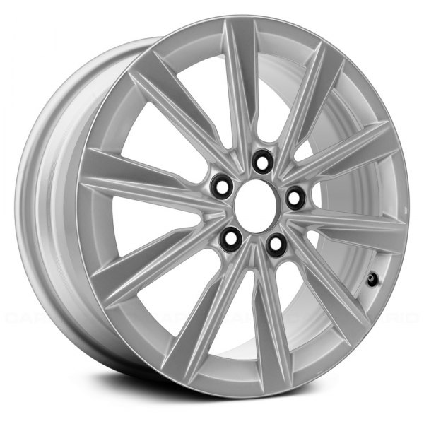 Replace® - 17 x 7 10 Turbine-Spoke Silver Metallic Alloy Factory Wheel (Remanufactured)